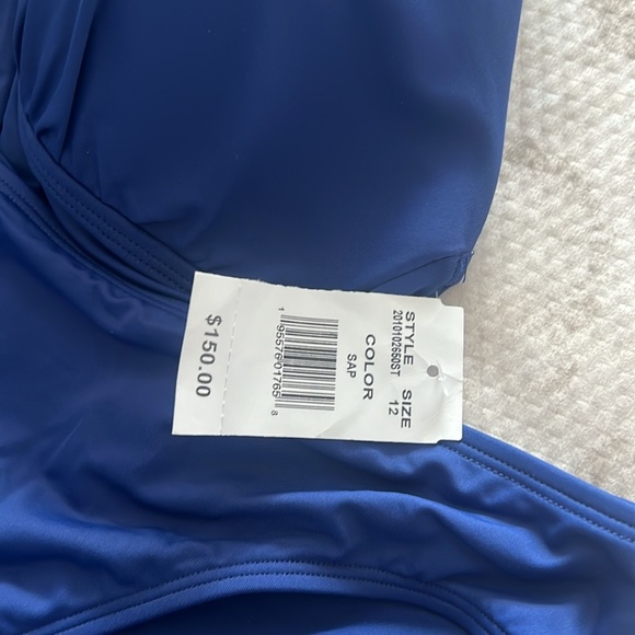 Lauren Ralph Lauren Blue Bikini with Halter Neck Tankini and Bikini Bottom - Picture 13 of 15